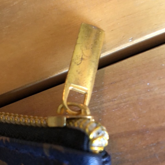 FREE WITH $25 PURCHASE-Celestial Themed Zip Top Cosmetic Bag-8x6-Navy/Gold - Picture 8 of 9